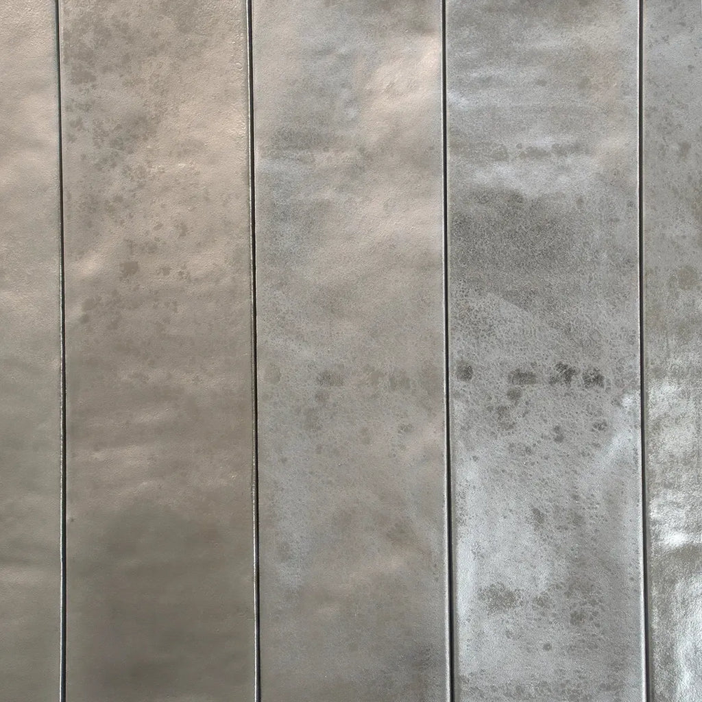 Molten Pewter Brick Ceramic Subway Tile | Tile Club