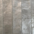 Molten Pewter Brick Ceramic Subway Tile | Tile Club