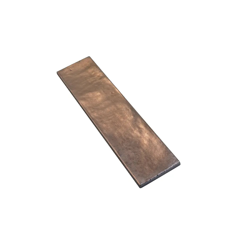 Molten Bronze Brick Ceramic Subway Tile