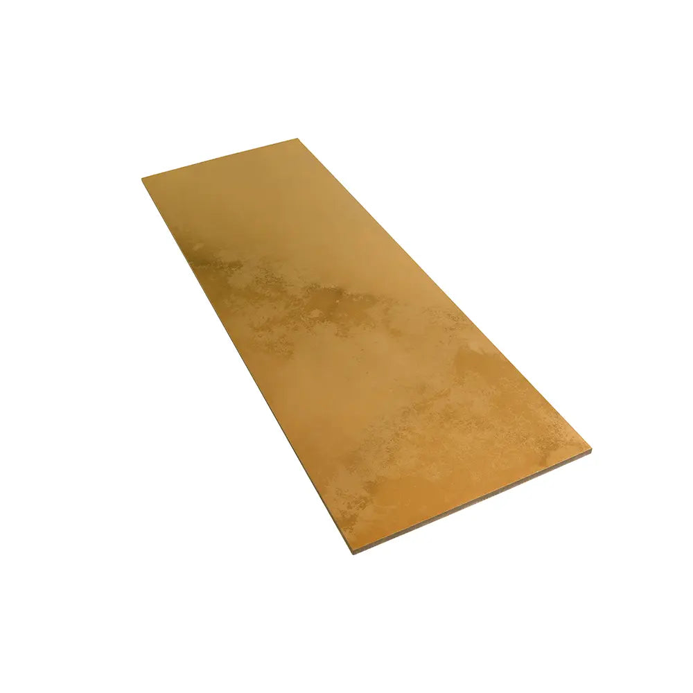 Molten Gold 16x48 Large Format Ceramic Tile | Tile Club