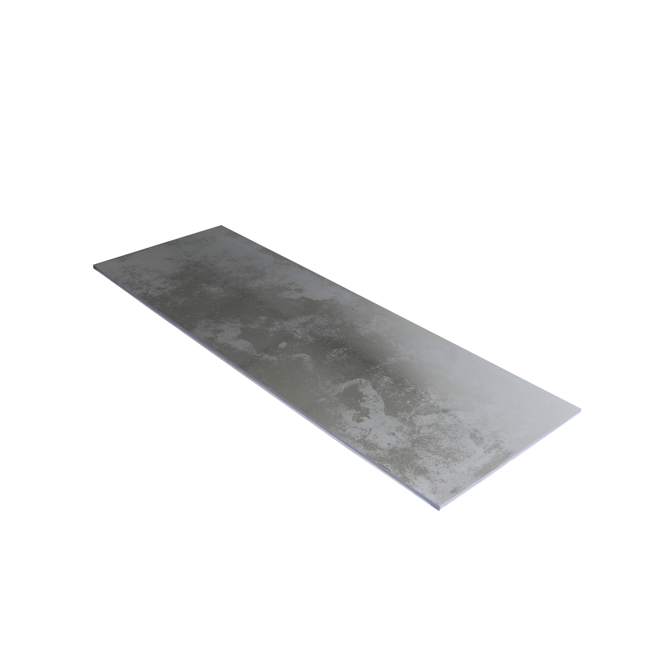 Molten Pewter 16x48 Large Format Ceramic Tile | Tile Club