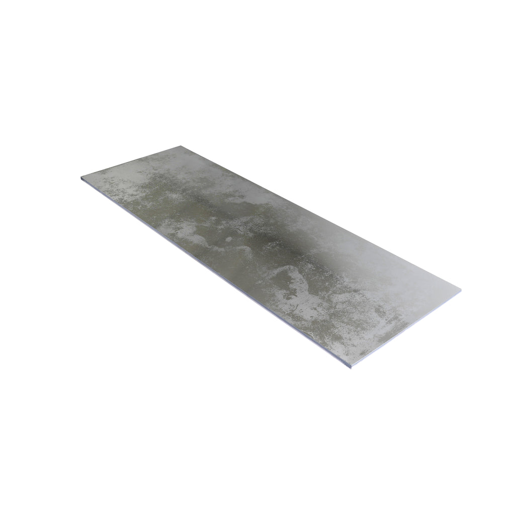 Molten Pewter 16x48 Large Format Ceramic Tile | Tile Club