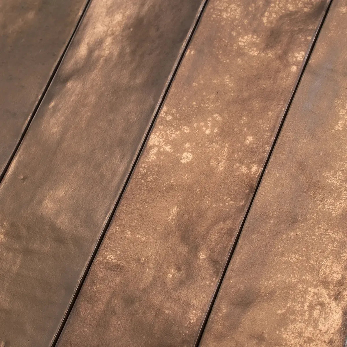 Molten Bronze Brick Ceramic Subway Tile | Tile Club