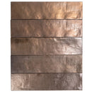 Molten Bronze Brick Ceramic Subway Tile | Tile Club