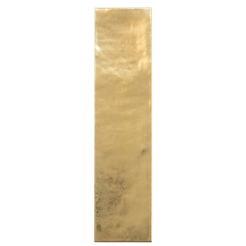 Molten Gold Brick Ceramic Subway Tile | Tile Club