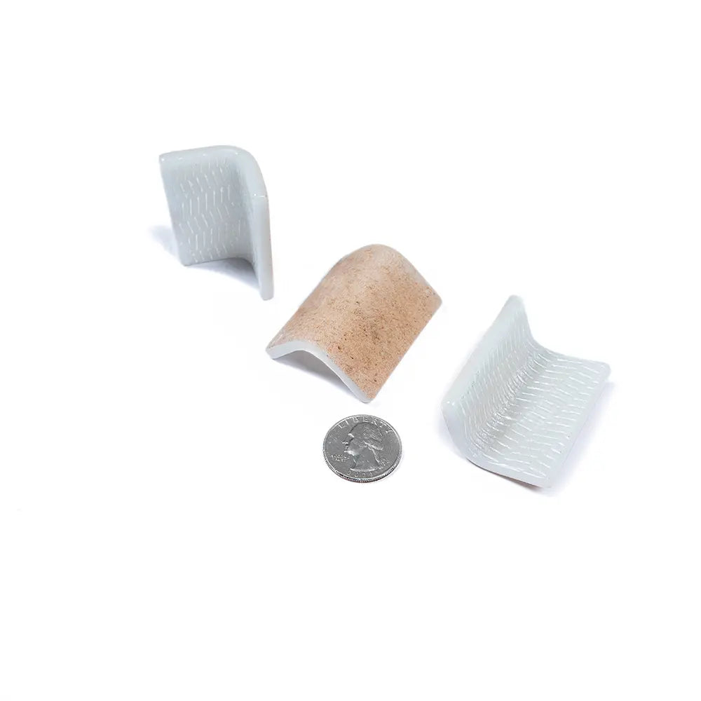 Sagrada Recycled Glass Clay Corner Trim | Tile Club