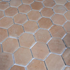 Sagrada Recycled Glass Clay Hexagon Mosaic Tile | Tile Club