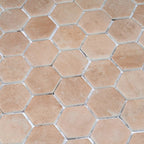 Sagrada Recycled Glass Clay Hexagon Mosaic Tile | Tile Club