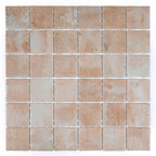 Sagrada Recycled Glass Clay Square Mosaic Tile | Tile Club