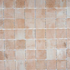 Sagrada Recycled Glass Clay Square Mosaic Tile | Tile Club