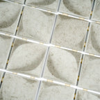 Sagrada Recycled Glass Flor Beige Mosaic Tile | Tile Club