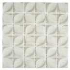 Sagrada Recycled Glass Flor Beige Mosaic Tile | Tile Club