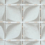 Sagrada Recycled Glass Flor White Mosaic Tile | Tile Club
