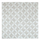Sagrada Recycled Glass Flor White Mosaic Tile | Tile Club