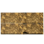 3x6 Beveled Antique Gold Mirror Glass Subway Tile | Tile Club