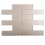 Stardust Ice 2X8 Glass Mosaic Tile