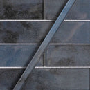 Stardust Blue Glass Mosaic Subway Tile 2X8 | Tile Club