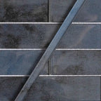 Stardust Blue Glass Mosaic Subway Tile 2X8 | Tile Club