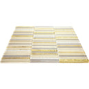 Waterfall Gold Linear Glass Mosaic Tile | Tile Club
