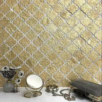 Gold Arabesque Mosaic Tile | Tile Club
