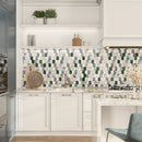 Geometria Marble Multicolor Picket Mosaic Tile | Tile Club