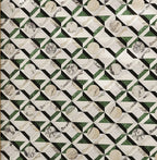 Geometria Marble Split Moon Mosaic Tile | Tile Club