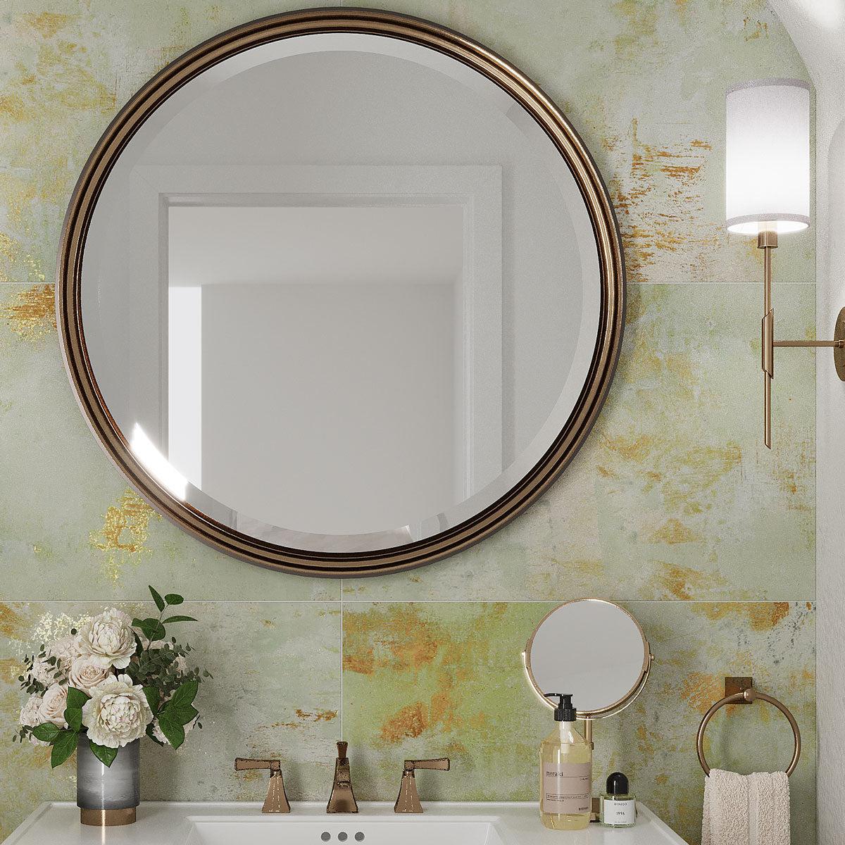 Gilded Age Green Porcelain Tile 20x40 | Tile Club