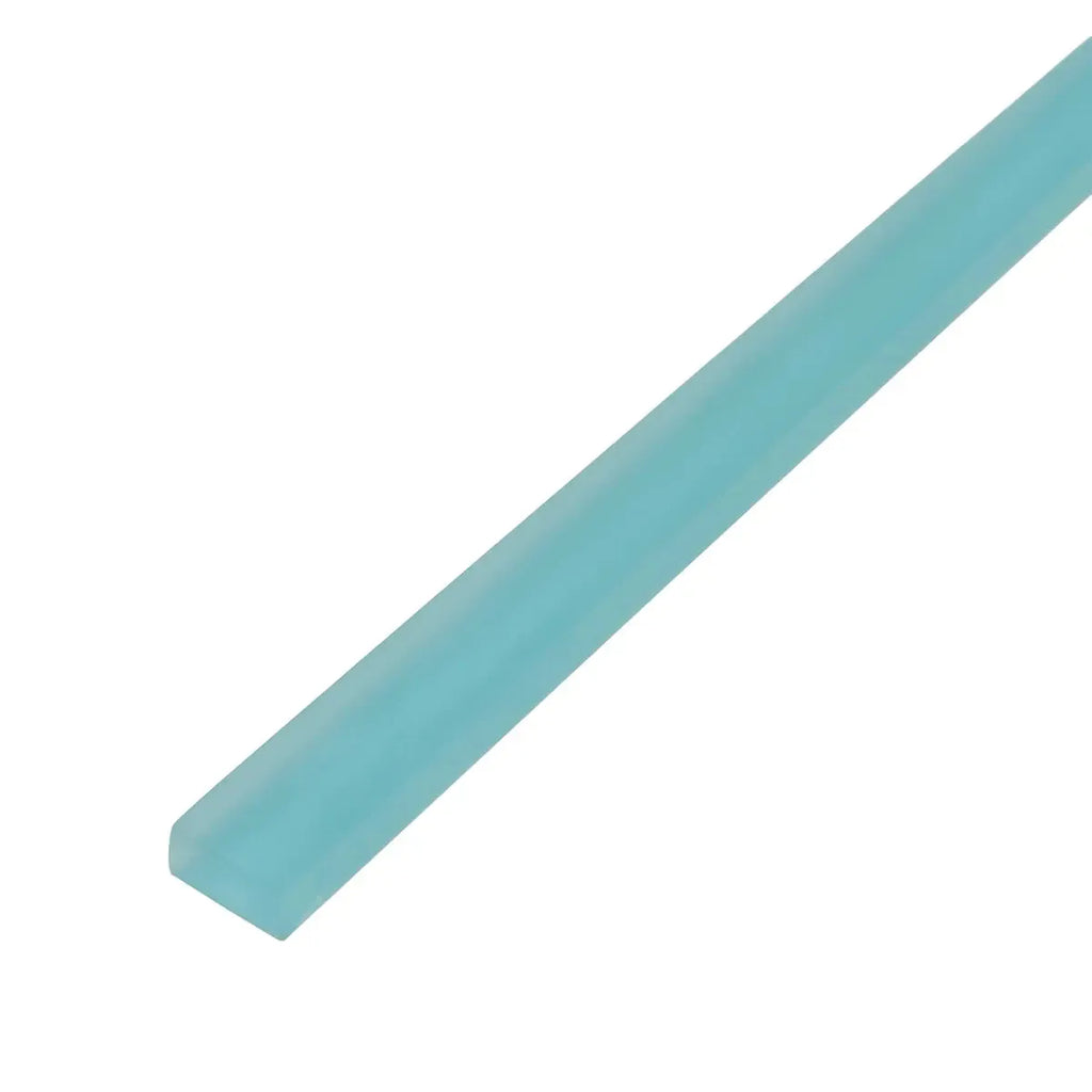 Glacier Aqua Frosted Glass Pencil Liner | Tile Club