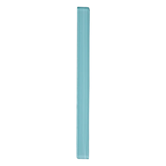 Glacier Aqua Polished Glass Pencil Liner