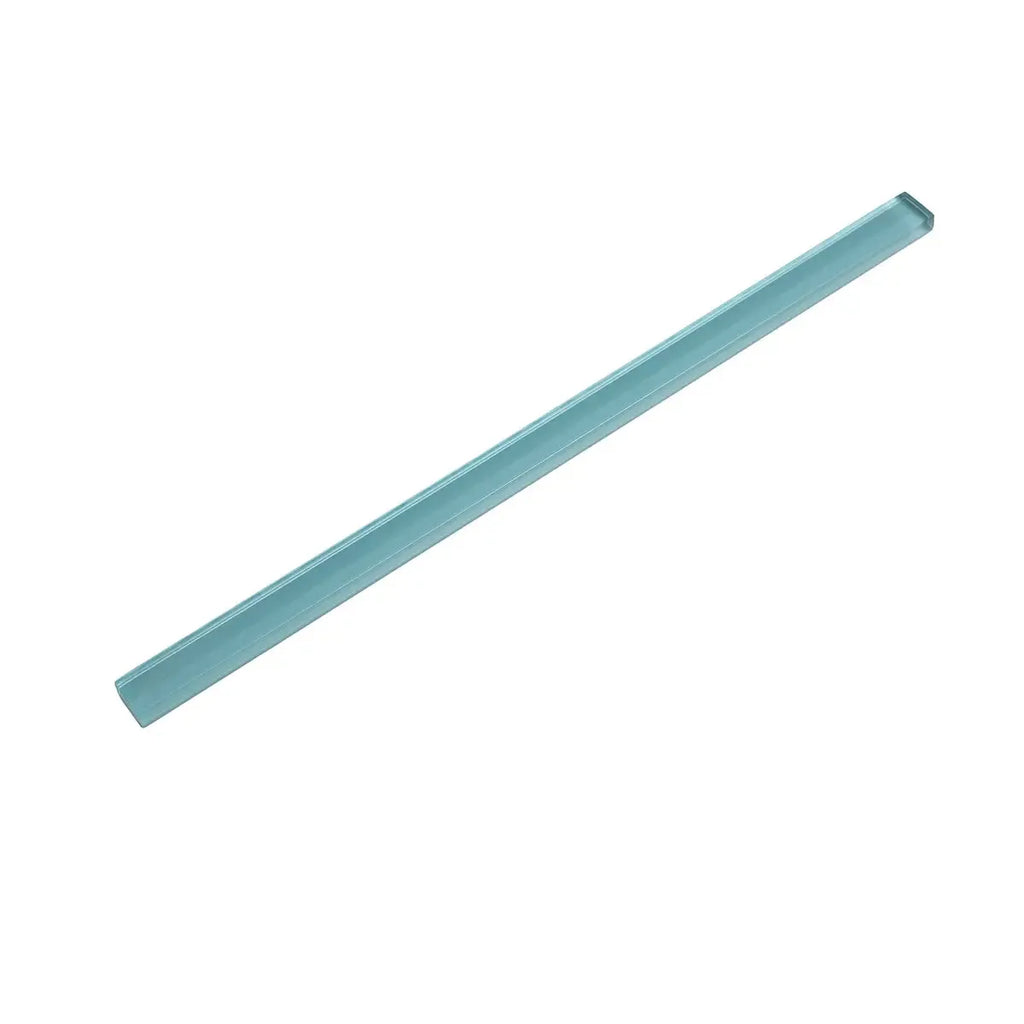 Glacier Aqua Polished Glass Pencil Liner | Tile Club