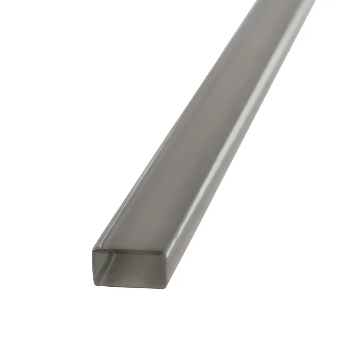 Glacier Ash Gray Polished Glass Pencil Liner | Tile Club