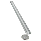 Glacier Aura Gray Polished Glass Pencil Liner | Tile Club