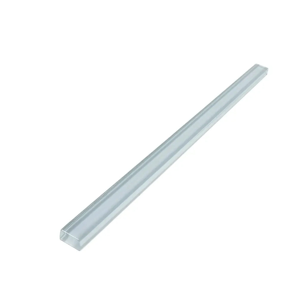 Glacier Aura Gray Polished Glass Pencil Liner | Tile Club