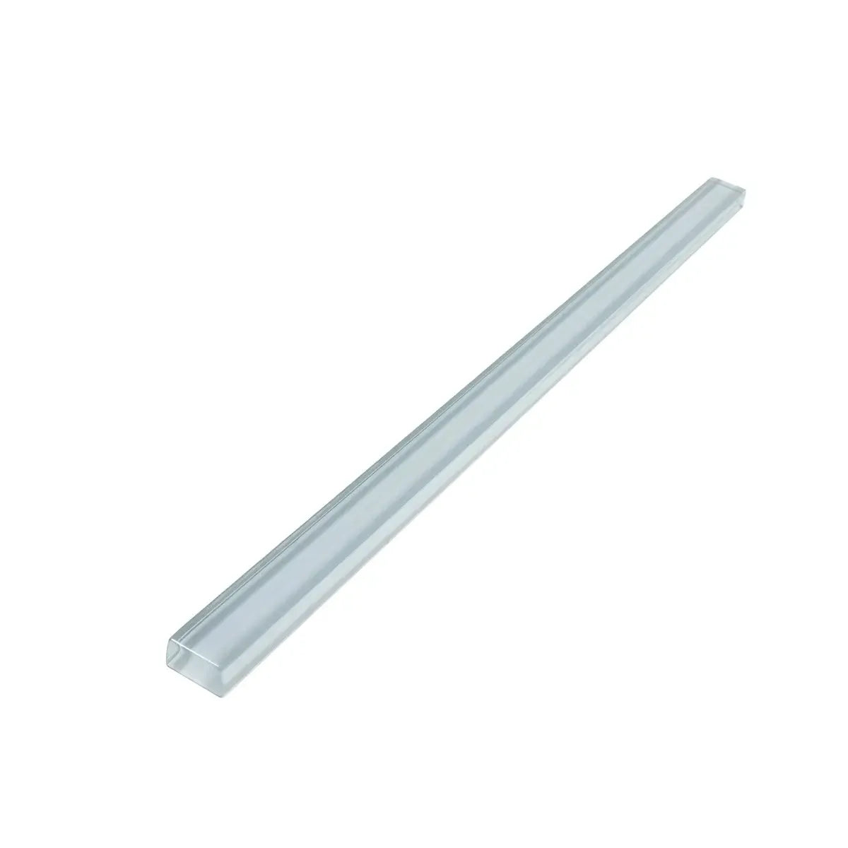 Glacier Aura Gray Polished Glass Pencil Liner | Tile Club