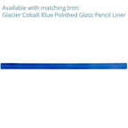 Glacier Cobalt Blue 3X12 Polished Glass Tile | Tile Club