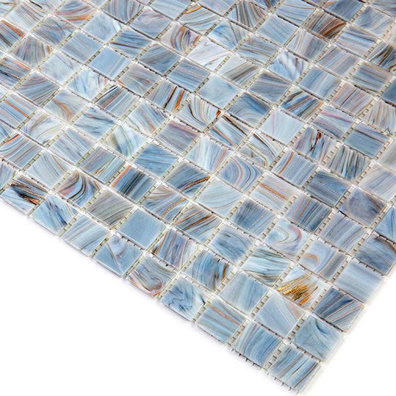Grand Canyon Mixed Squares Glass Pool Tile | Tile Club