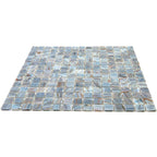 Grand Canyon Mixed Squares Glass Pool Tile Sample | Tile Club