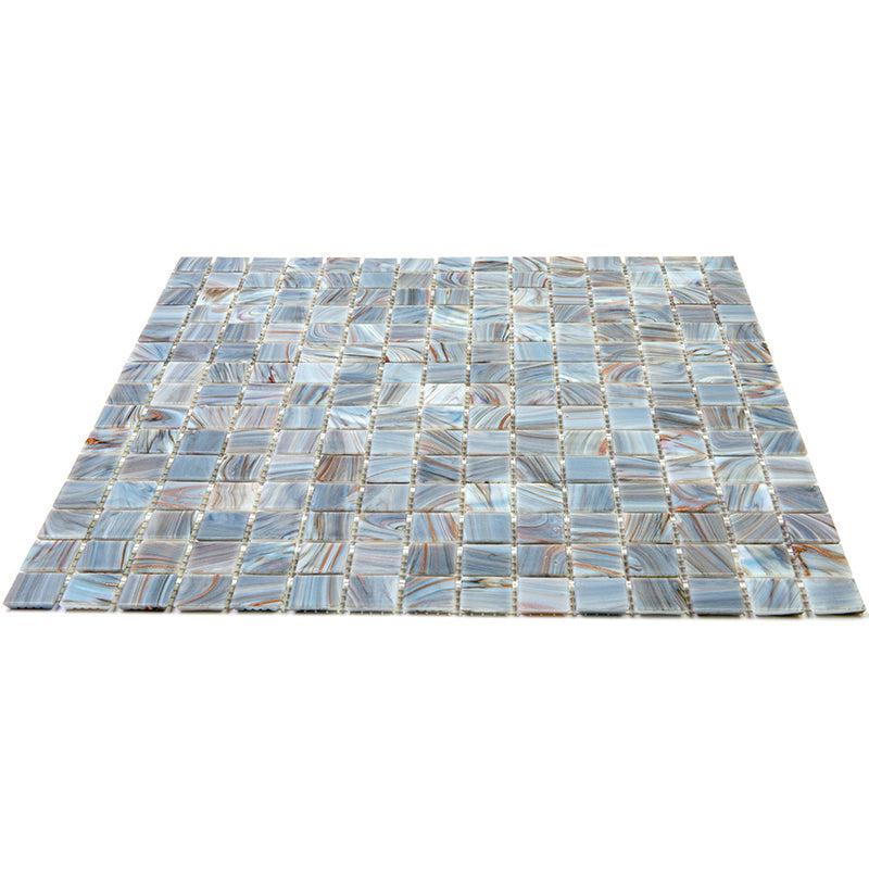 Grand Canyon Mixed Squares Glass Pool Tile Sample | Tile Club