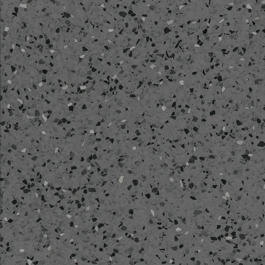 Graphite Gray Terrazzo Square Porcelain Tile | Tile Club