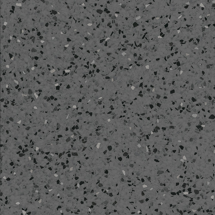 Graphite Gray Terrazzo Square Porcelain Tile | Tile Club