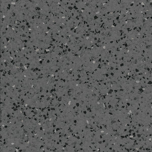 Graphite Gray Terrazzo Square Porcelain Tile Sample