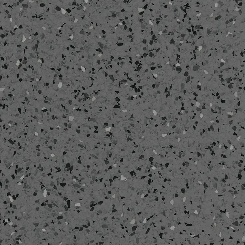 Graphite Gray Terrazzo Square Porcelain Tile | Tile Club