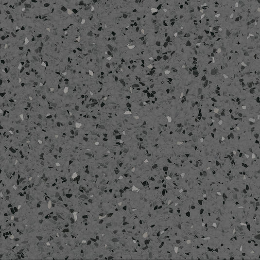Graphite Gray Terrazzo Square Porcelain Tile | Tile Club