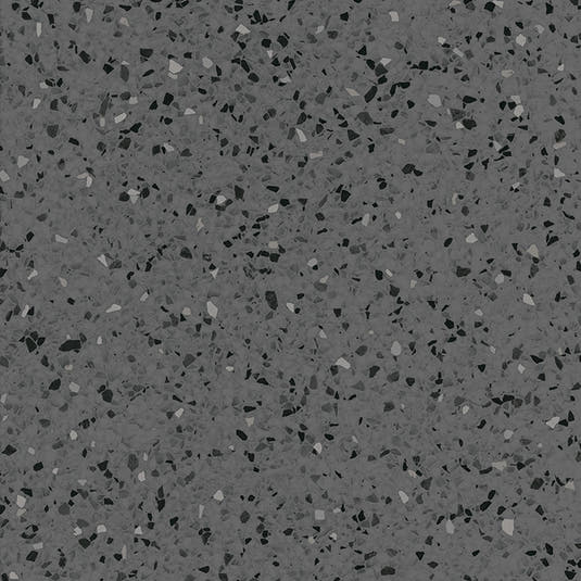 Graphite Gray Terrazzo Square Porcelain Tile | Tile Club