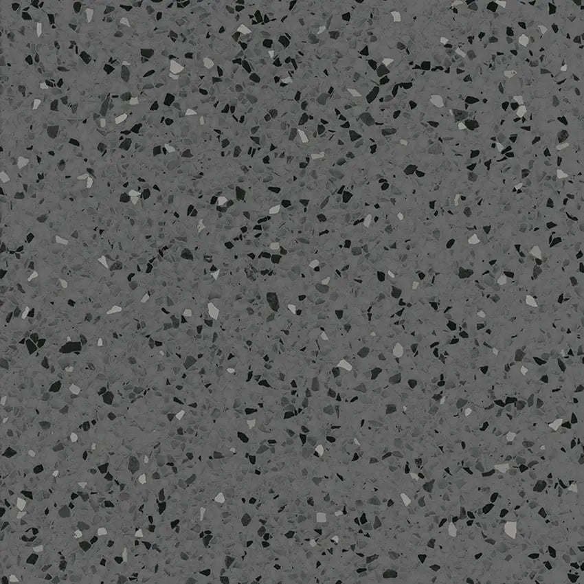 Graphite Gray Terrazzo Square Porcelain Tile | Tile Club
