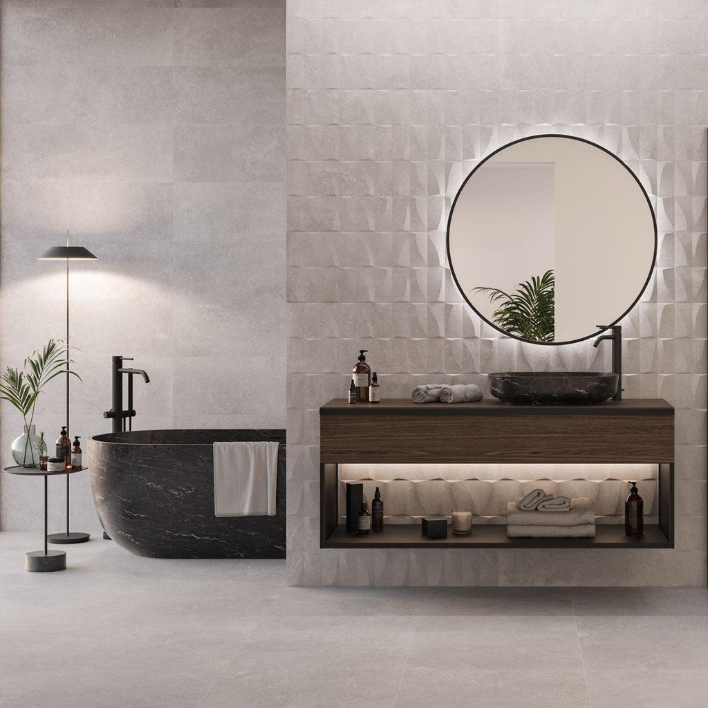 Grazioso Industrial Ceramic Tile 12x36 | Tile Club