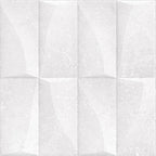 Grazioso Monument White 3D Ceramic Tile