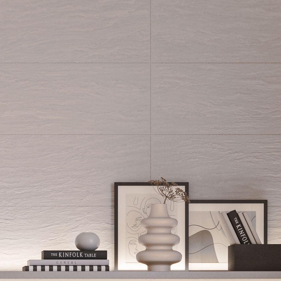 Grazioso Slate White Ceramic Tile | Tile Club