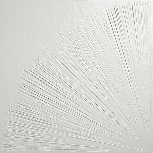 Grazioso Aster Minimalist White Porcelain Square Tile Sample | Tile Club