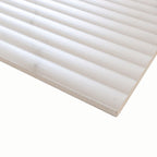 Grazioso Fluted Carrara Ceramic Tile 12x36 | Tile Club